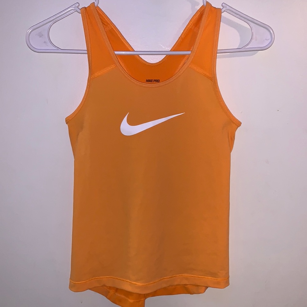 ✨orange ~nike~ YS tank top✨